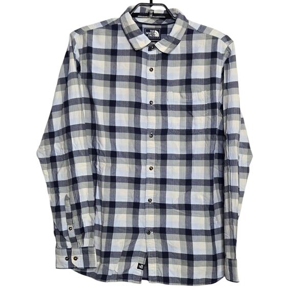 Mens Button Down Plaid Shirt Lot Size Large North Face Untuckit J. Crew - Picture 5 of 7
